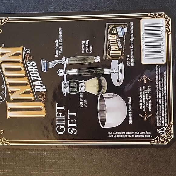 Union Razors 5pc. Gift Set - Picture 6 of 6